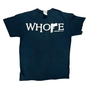 Whoře Graphic Novel T-Shirt Big City Comics Studio Medium Gun R Design‎